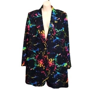 ✨Bogo FREE ✨ Shein Curve Artsy Long Blazer Sz 4XL